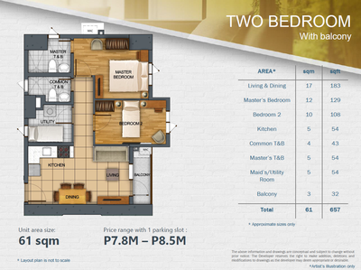 Two Bedroom For Sale